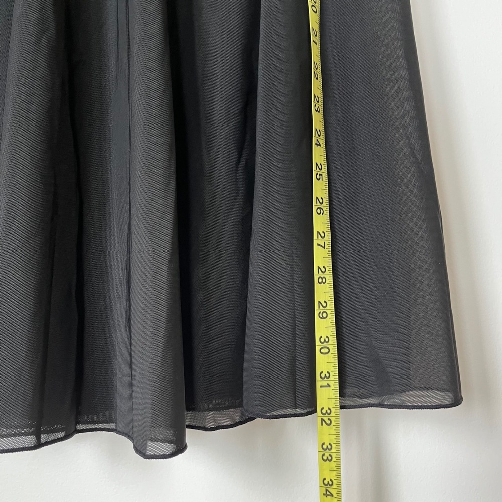 NEW Halara High Waist Drawstring Mesh Pocket Flowy Midi Casual Skirt Black Large - Picture 12 of 16